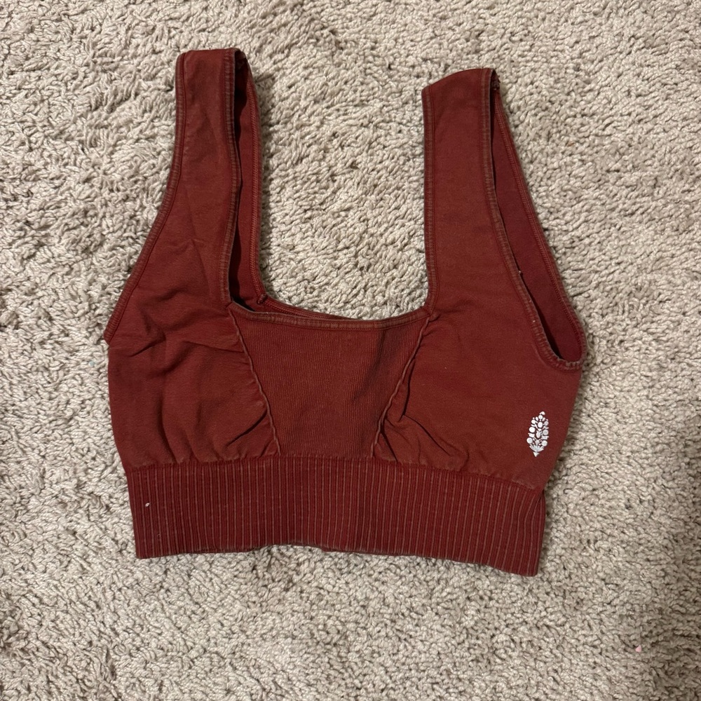 Free People Good Karma Square-Neck Sports Bra